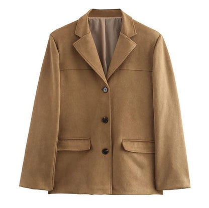 Timeless Suede Princess Jacket - Chic Mocha and Latte Retro Jacket for Women - Country in My Heart