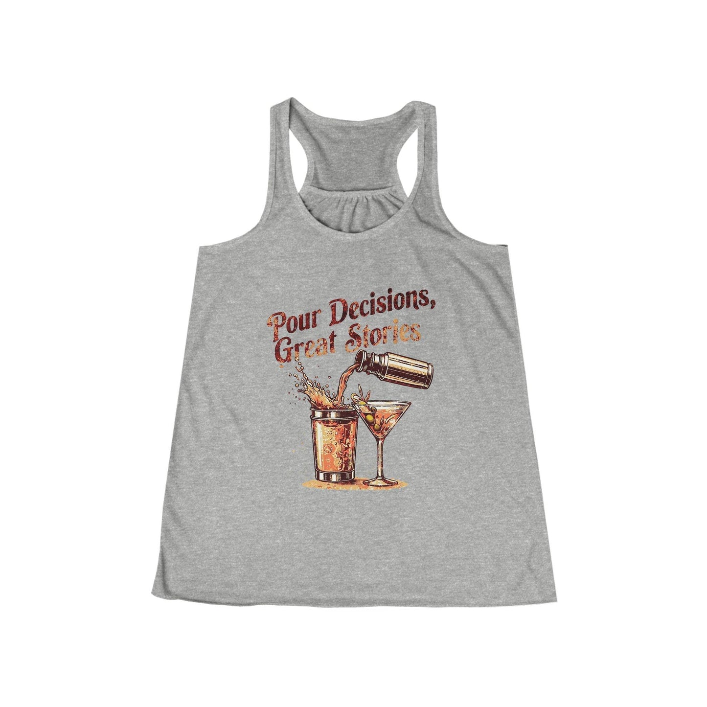 Pour Decisions Womens Racer Back Tank Top - Country in My Heart