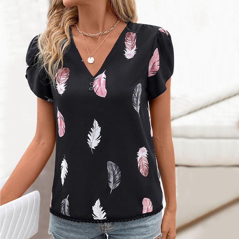 Feather Print Cowgirl Top | Perfect for Casual Cowgirl Style - Country in My Heart