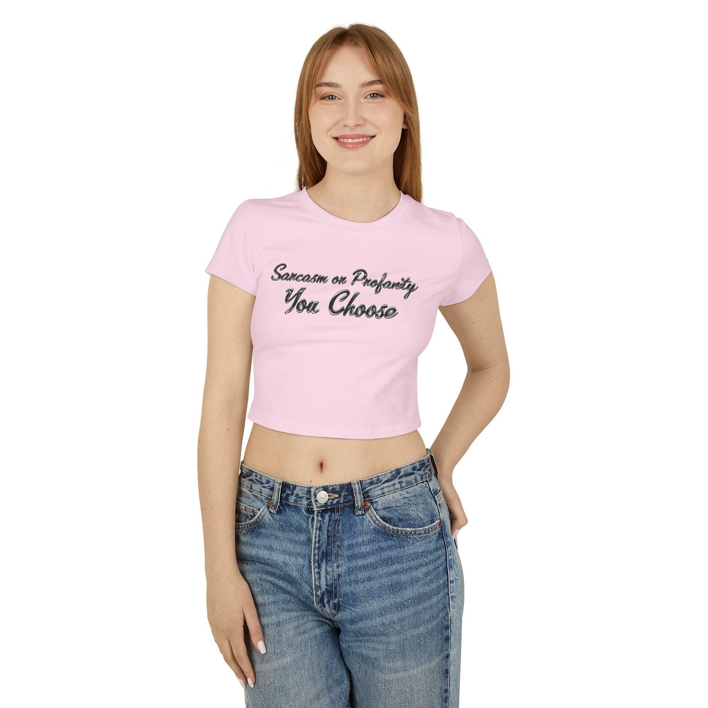 Sarcasm or Profanity Womens Baby Tee - Country in My Heart