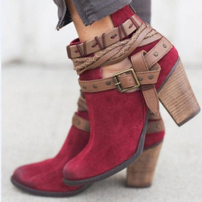 Buckle Chic Ankle Boots - Country in My Heart