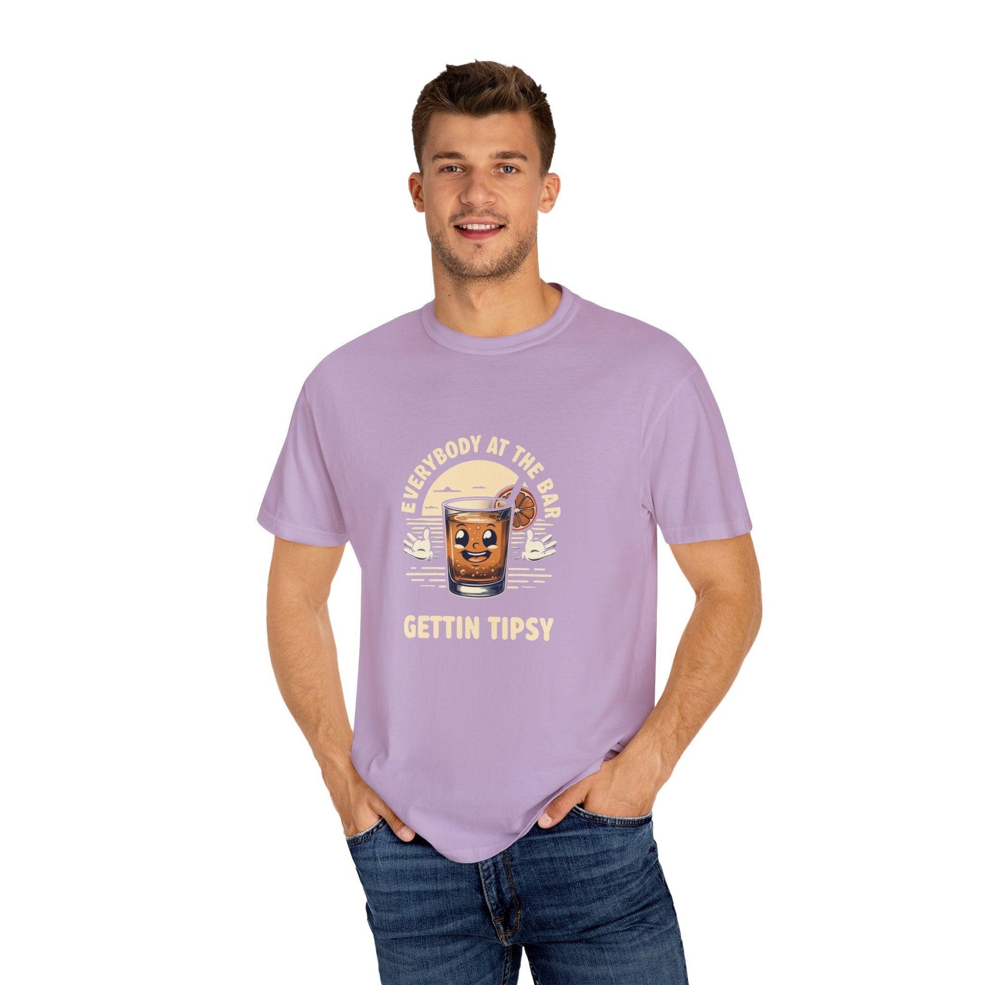 Everybody at the Bar Gettin Tipsy Unisex Garment-Dyed T-Shirt - Country in My Heart