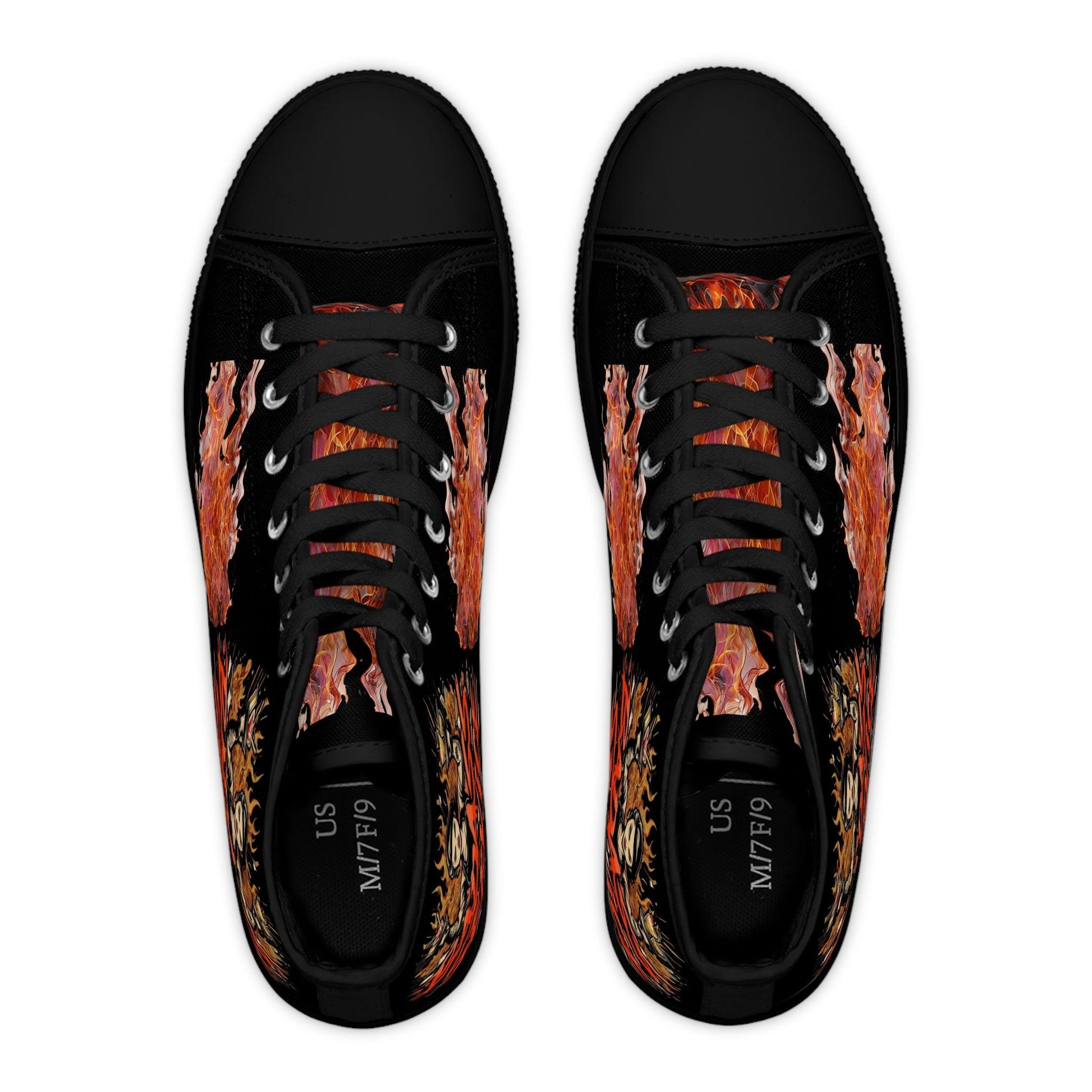 Bad Ass Service Womens Black High Top Sneakers - Country in My Heart