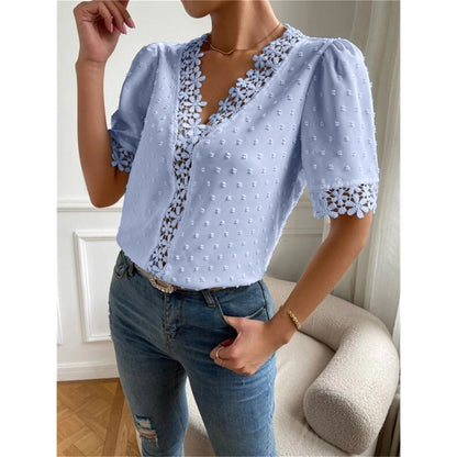 Blossom Lace V-Neck Top