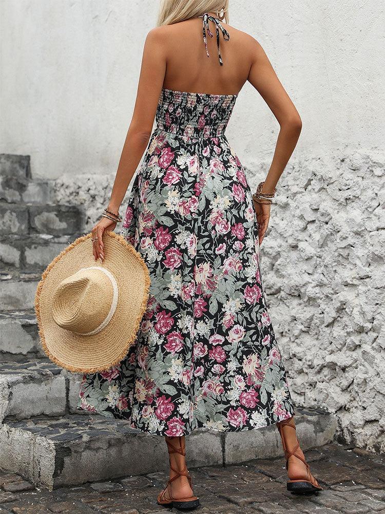 Thorns & Roses Cowgirl Dress | Sexy Floral V-neck Sleeveless Dress for Cowgirls Black / XL Thorns & Roses Cowgirl Dress | Sexy Floral V-neck Sleeveless Dress for Cowgirls Black / XL