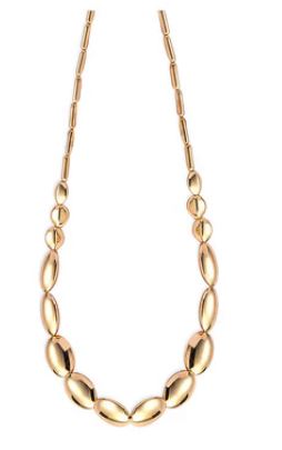 Brissa Beaded Gold Statement Necklace