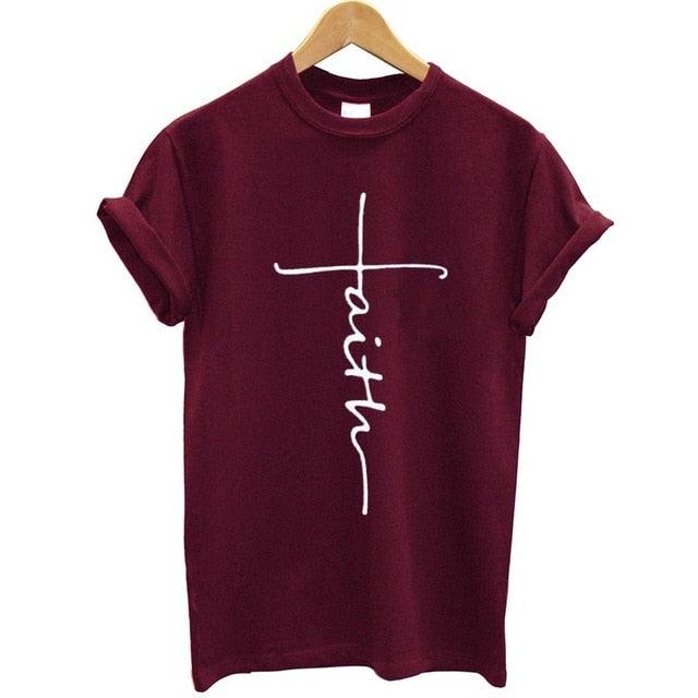 The Cross T-Shirt | Country Girl Faith Shirt for Spring & Summer - Country in My Heart