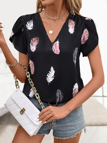 Feather Print Cowgirl Top | Perfect for Casual Cowgirl Style - Country in My Heart