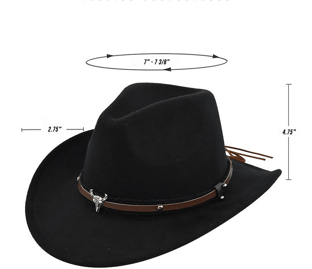 The Cleveland - Classic Bar Cowboy Hat - Wool Felt, Stylish & Durable - Country in My Heart