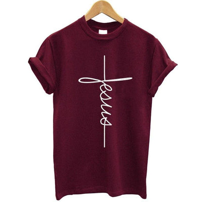 The Cross T-Shirt | Country Girl Faith Shirt for Spring & Summer - Country in My Heart