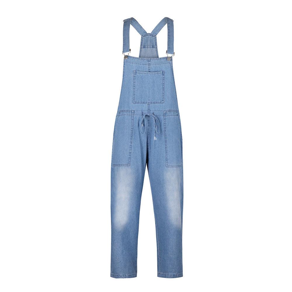 Cowgirl Drawstring Denim Overalls | Comfortable & Stylish for Every Cowgirl - Country in My Heart