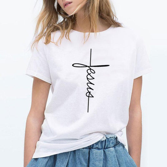 The Cross T-Shirt | Country Girl Faith Shirt for Spring & Summer - Country in My Heart