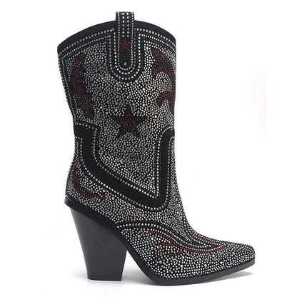 Crystal Luxe Rhinestone Boots - Country in My Heart