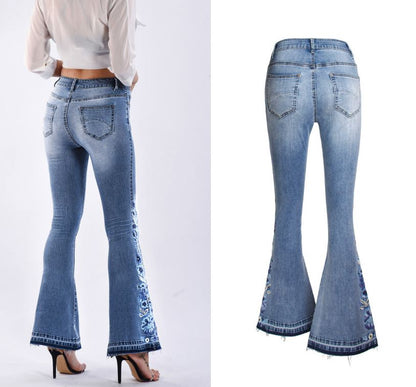 "Riley" Flared Denim Jeans - Country in My Heart