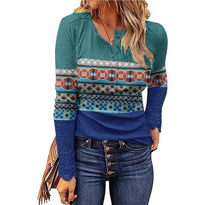 Desert Sunset Cowgirl Knit Top